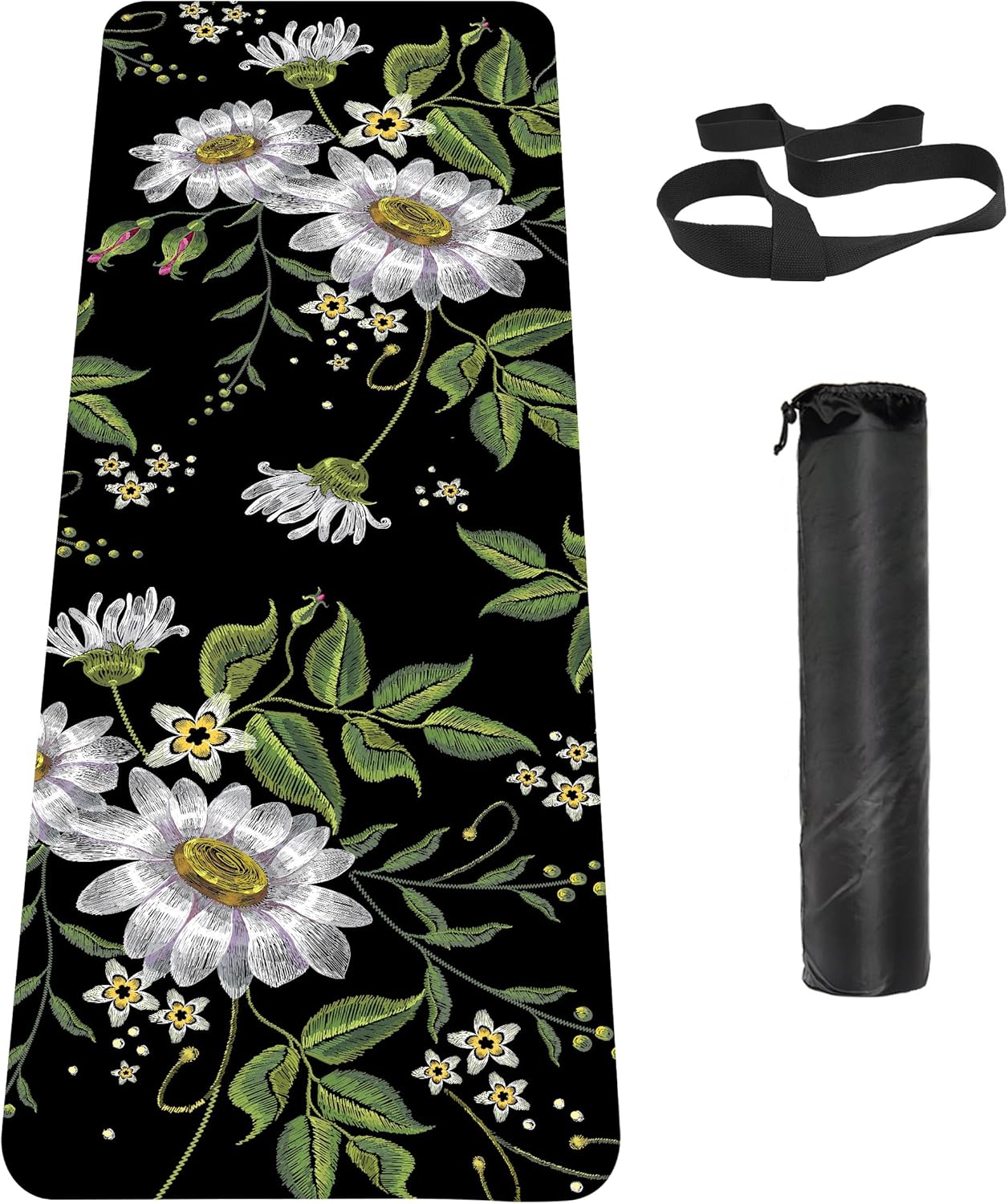 Non Slip Yoga Mat TPE Workout Mat for Men and Women Fitness