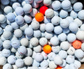 72 Used Golf Balls Mix in Mesh Bag for Practice and Chipping