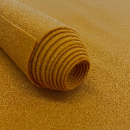 Acrylic Felt Fabric Mustard Gold 5 Yards for Crafting Projects
