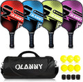 Graphite Pickleball Paddles Set - Premium 4-Pack for Family Play