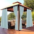 BONZER Waterproof Outdoor Patio Curtains for Privacy and Comfort