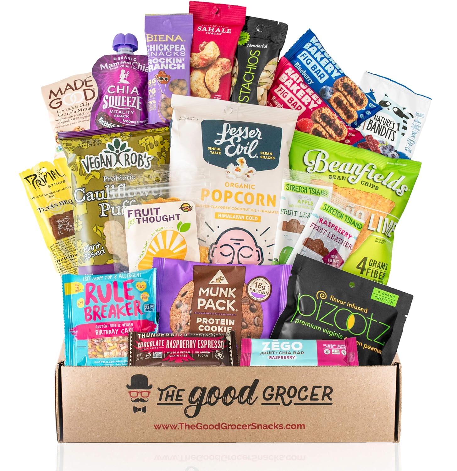 Healthy Vegan Snacks Care Package for Gifting and Enjoyment