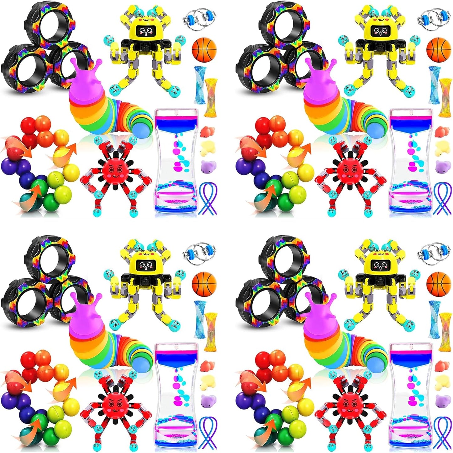 60 Pack Sensory Fidget Toys for Kids Calm Down and Focus