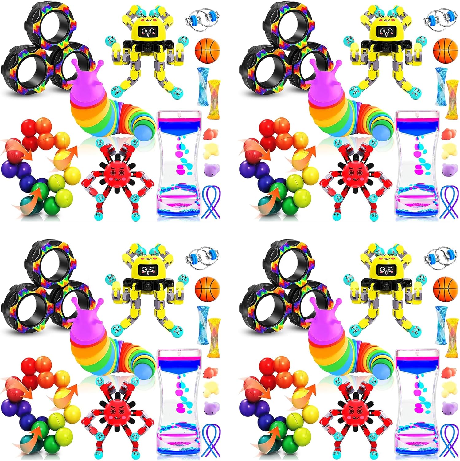 60 Pack Sensory Fidget Toys for Kids Calm Down and Focus