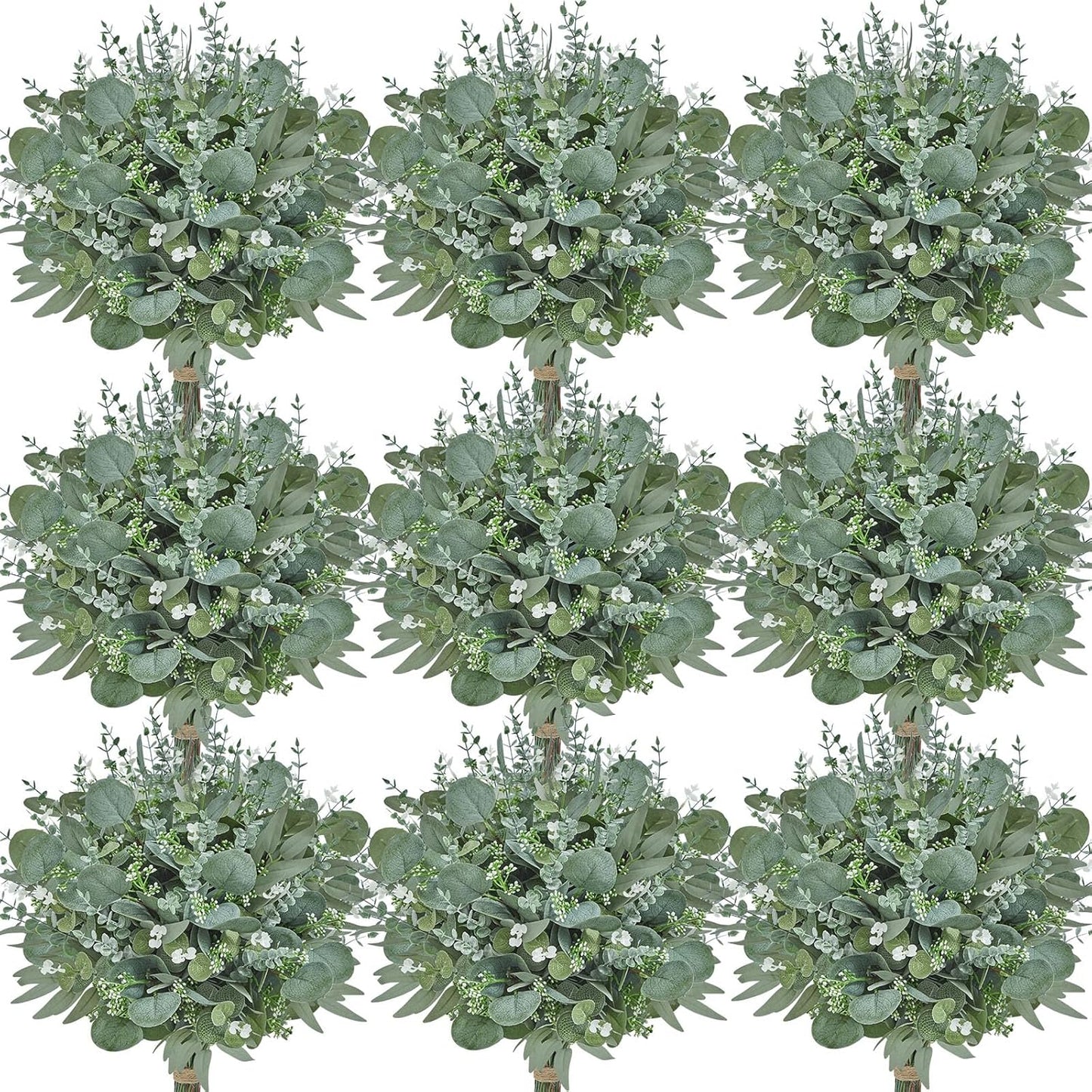 300 pcs Artificial Mixed Eucalyptus Leaves for Home Decor