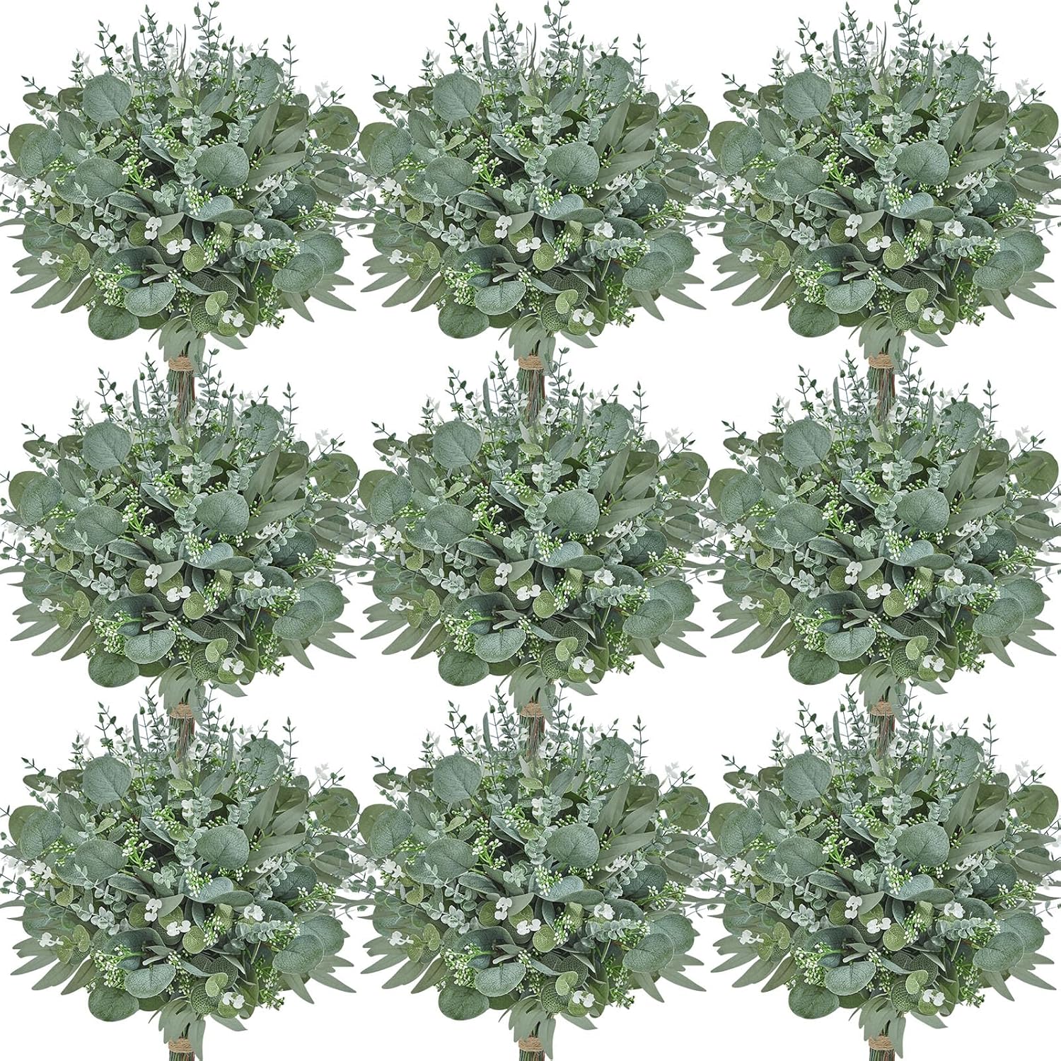 300 pcs Artificial Mixed Eucalyptus Leaves for Home Decor