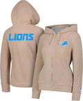 Ultra Game Women's NFL Hoodie Jacket with Soft Sherpa Fabric