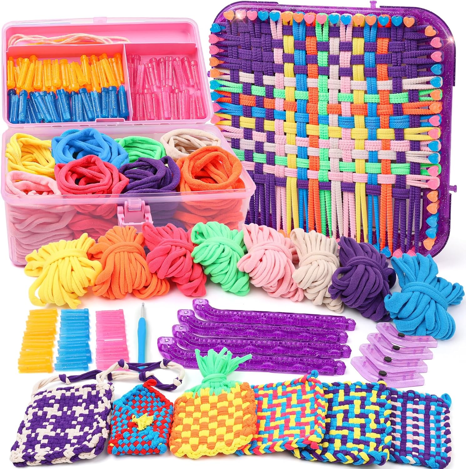 Weaving Loom Kit for Kids and Adults - Perfect Crafting Gift
