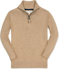 Hope & Henry Boys Long Sleeve Half Zip Pullover Sweater - Cozy