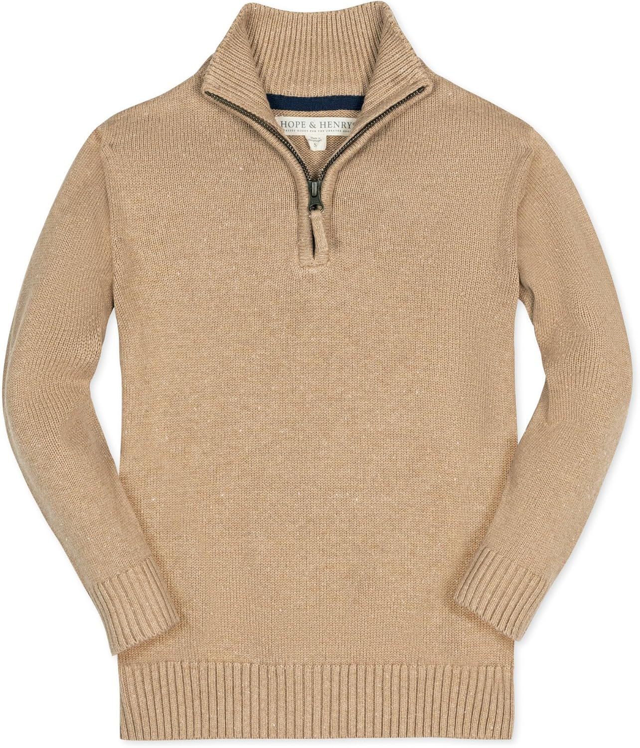 Hope & Henry Boys' Long Sleeve Half Zip Pullover Sweater Review