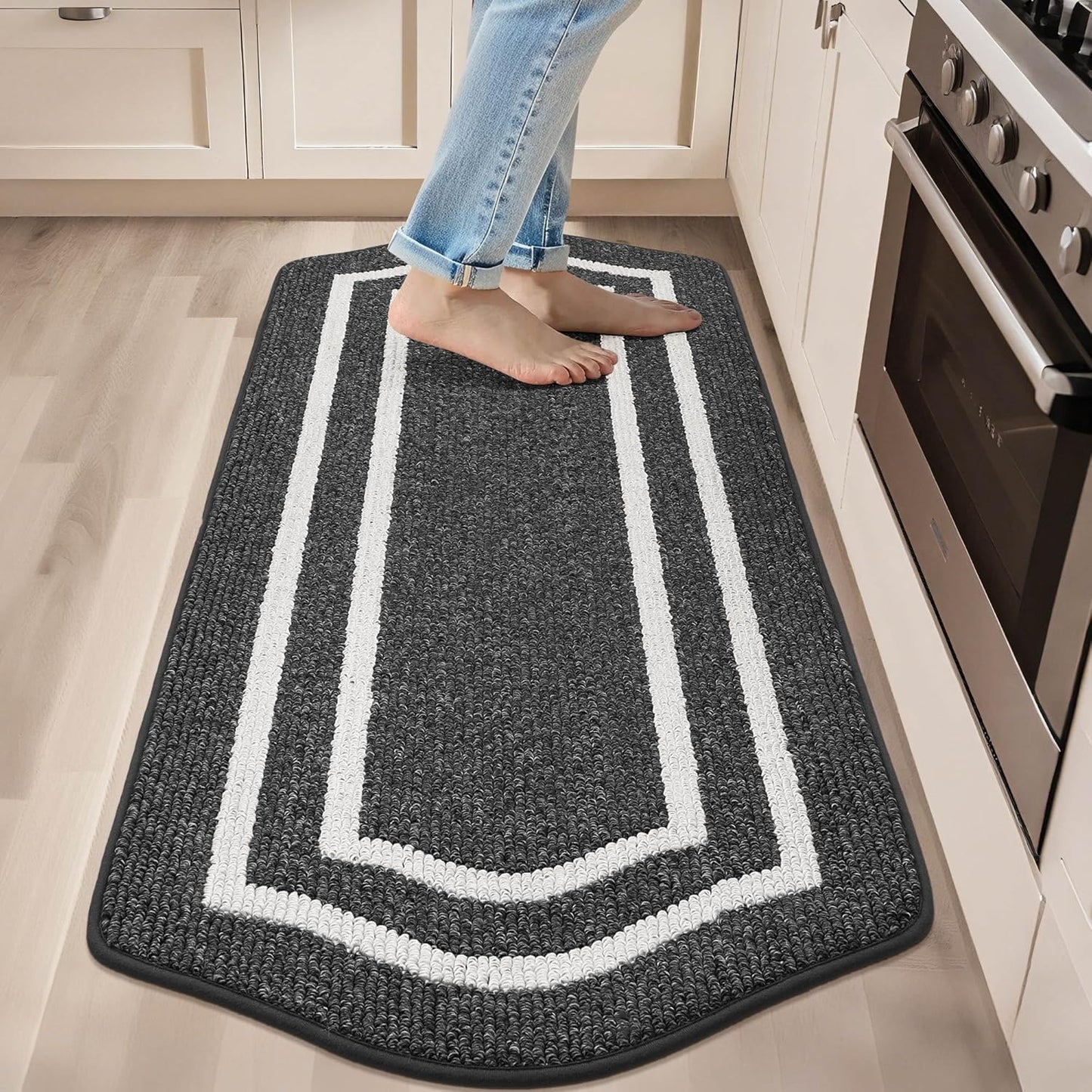 COSY HOMEER Non Slip Kitchen Mats for Floor 24in x 59in