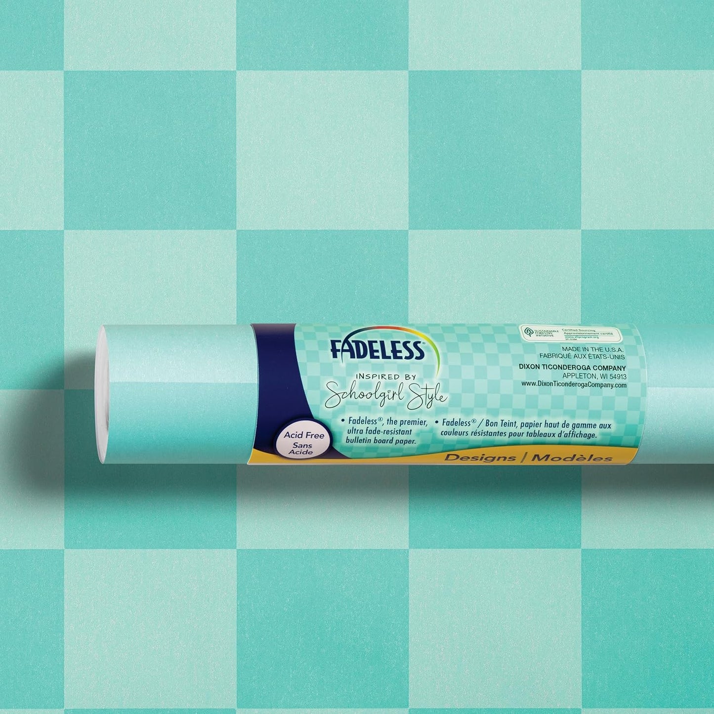 Fadeless Bulletin Board Paper in Schoolgirl Style for Classrooms
