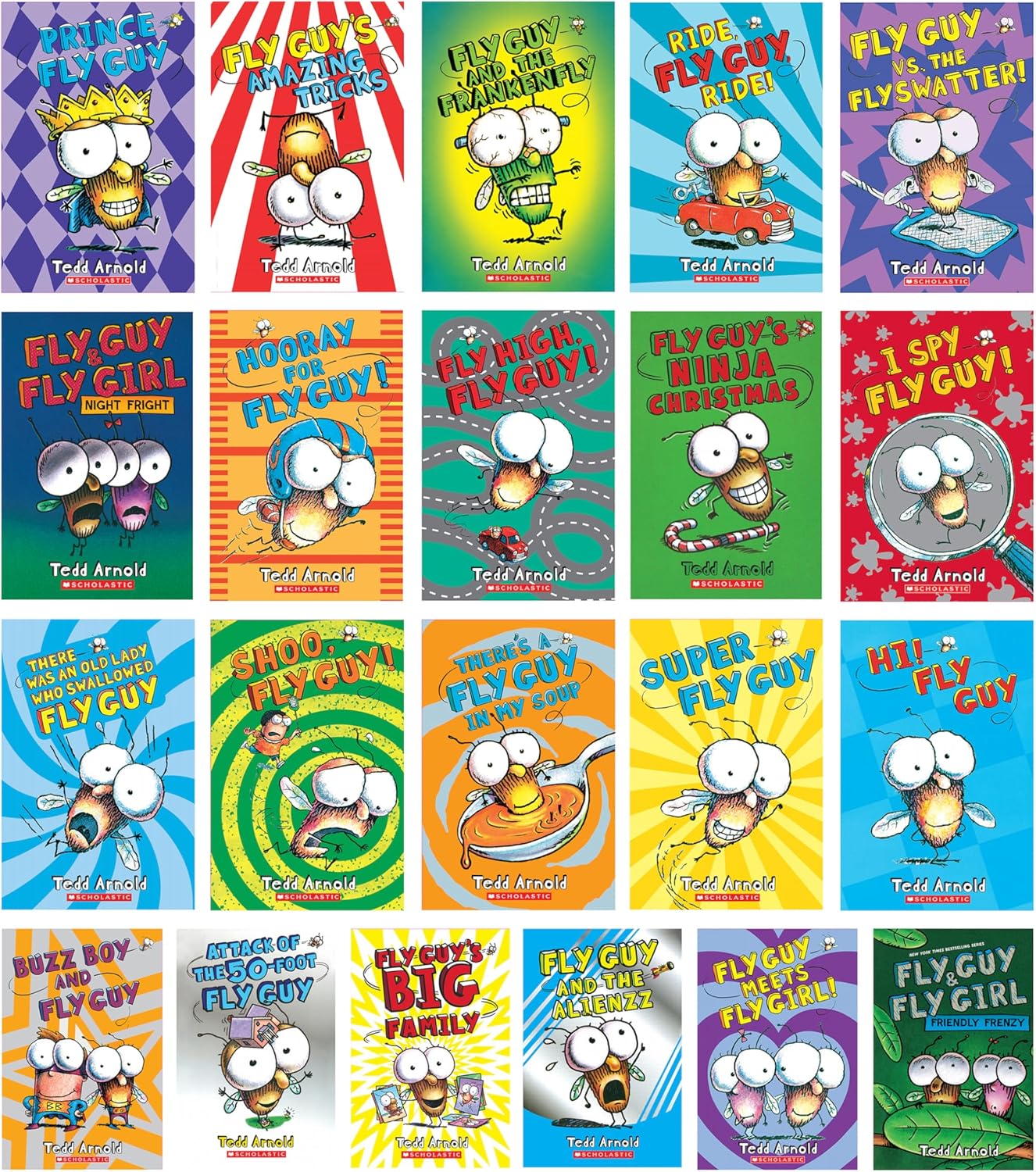 Fly Guy 1-21 Collection Complete Series Pack Set for Kids