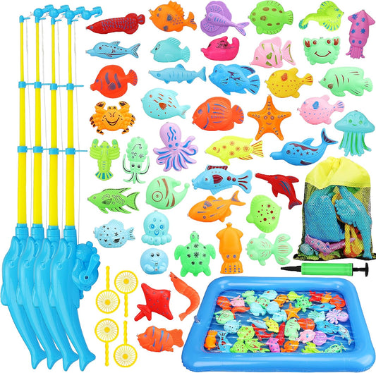 TOY Life Magnetic Fishing Game - Fun Bath Toy