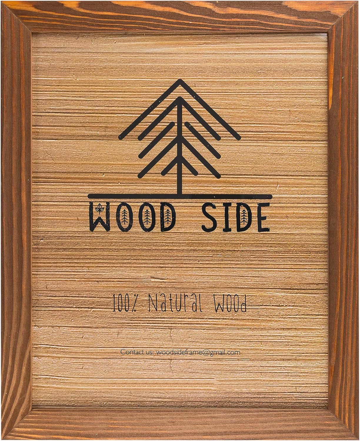 Rustic Wooden Poster Picture Frame 24x36 - Eco-Friendly Design