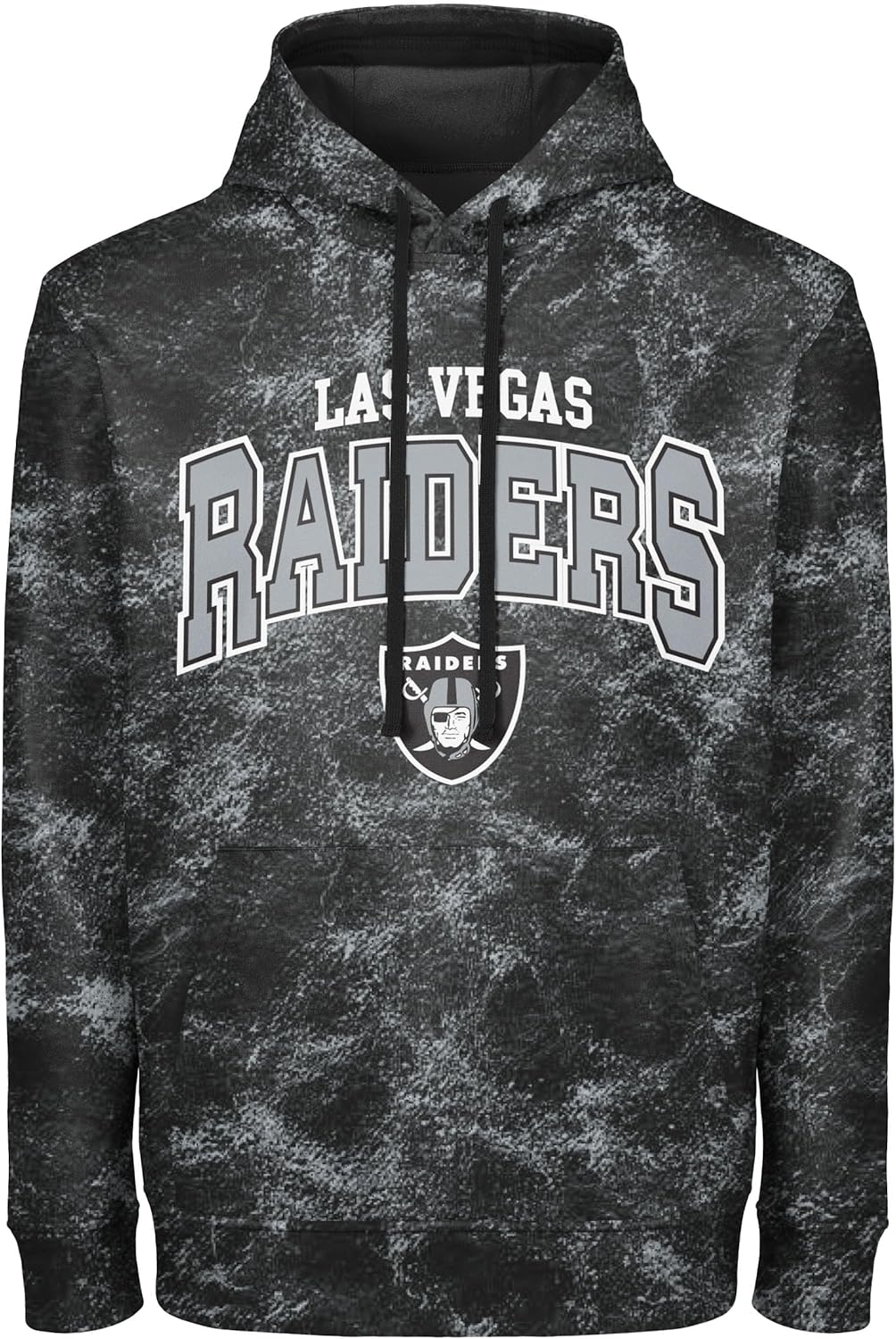 NFL Men's Big Logo Wordmark Camo Performance Hoodie for Fans