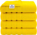 American Soft Linen Luxury 4 Piece Bath Towel Set - 27x54 in Plush