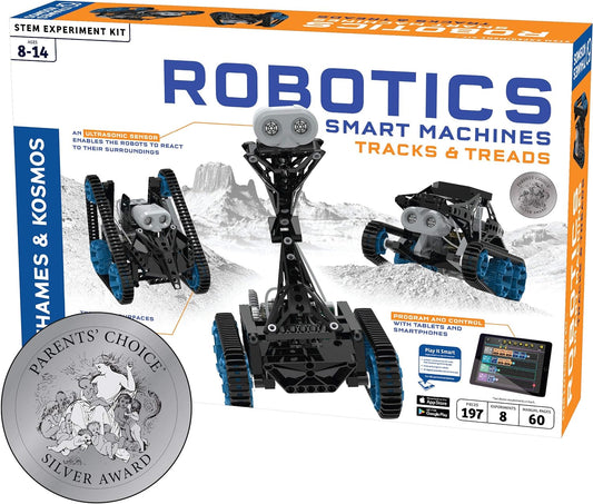 STEM Robotics Kit | Build 8 Robots | Color Manual | Ages 8+ | Parents' Choice Winner