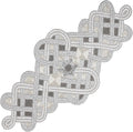 Glitz Beaded Table Runner 13 x 36 in - Handcrafted Non-Slip Accent