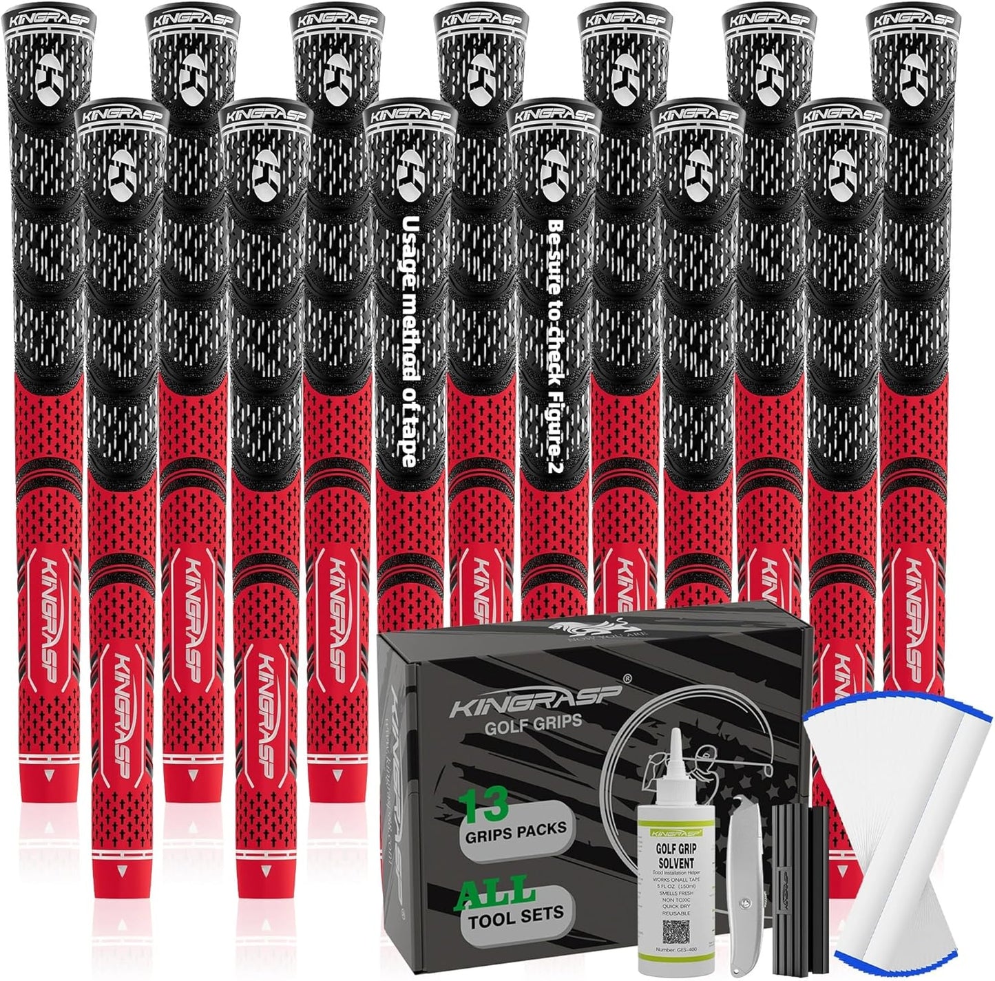 Premium Hybrid Golf Grips for Enhanced Feedback and Control