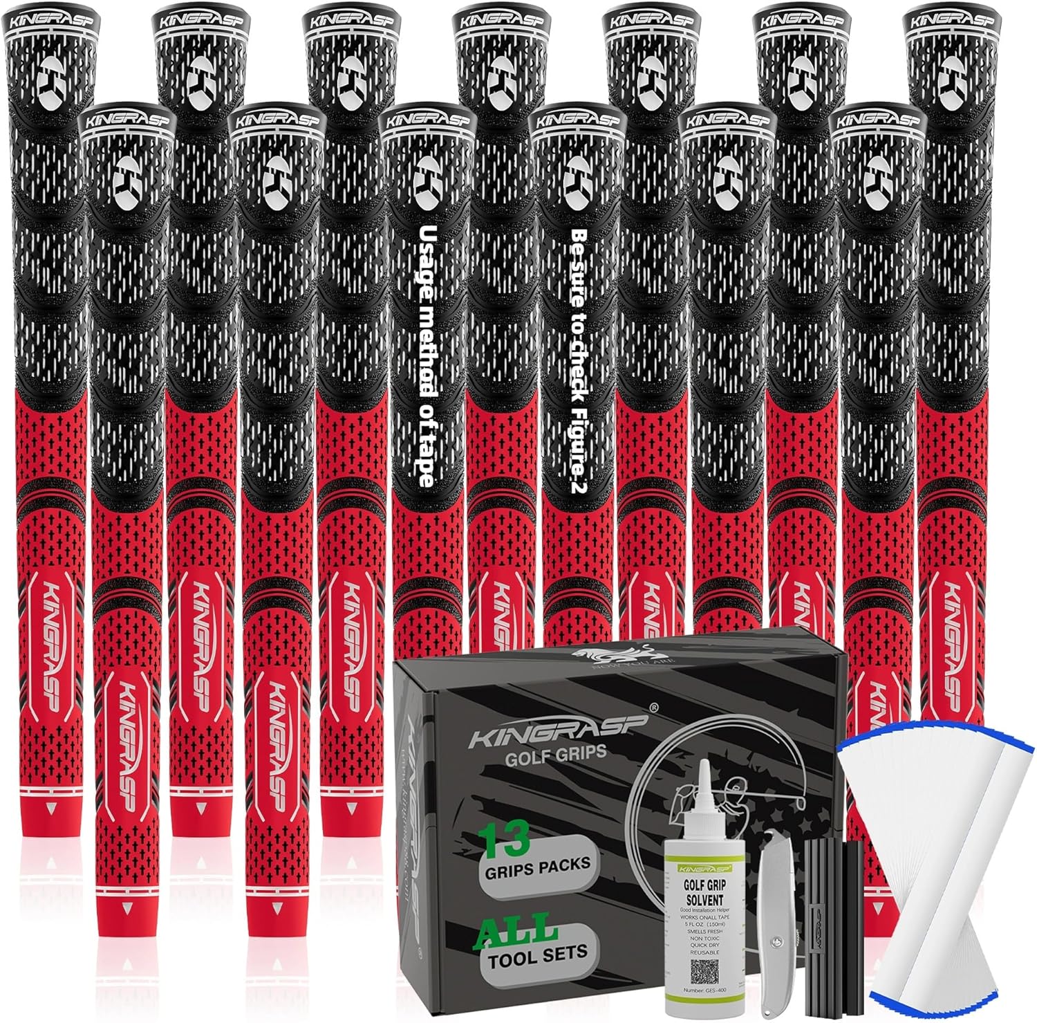 Premium Hybrid Golf Grips for Enhanced Feedback and Control