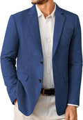 Vssjavun Mens Sport Coats Casual Blazer Two Button (Style 346T)