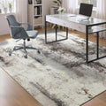 Living Room Rug 9x11 Coffee Area Rug - Machine Washable, Non-Slip