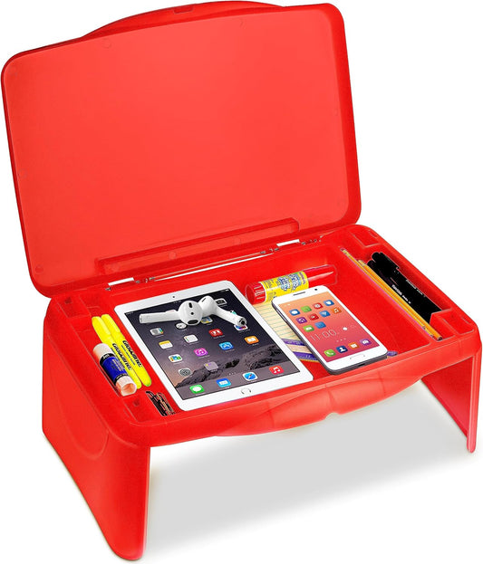 Portable Lap Desk for Kids & Adults - Red