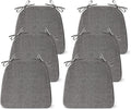 Chair Cushions for Dining Chairs Set of 6, Non Slip Kitchen Pads