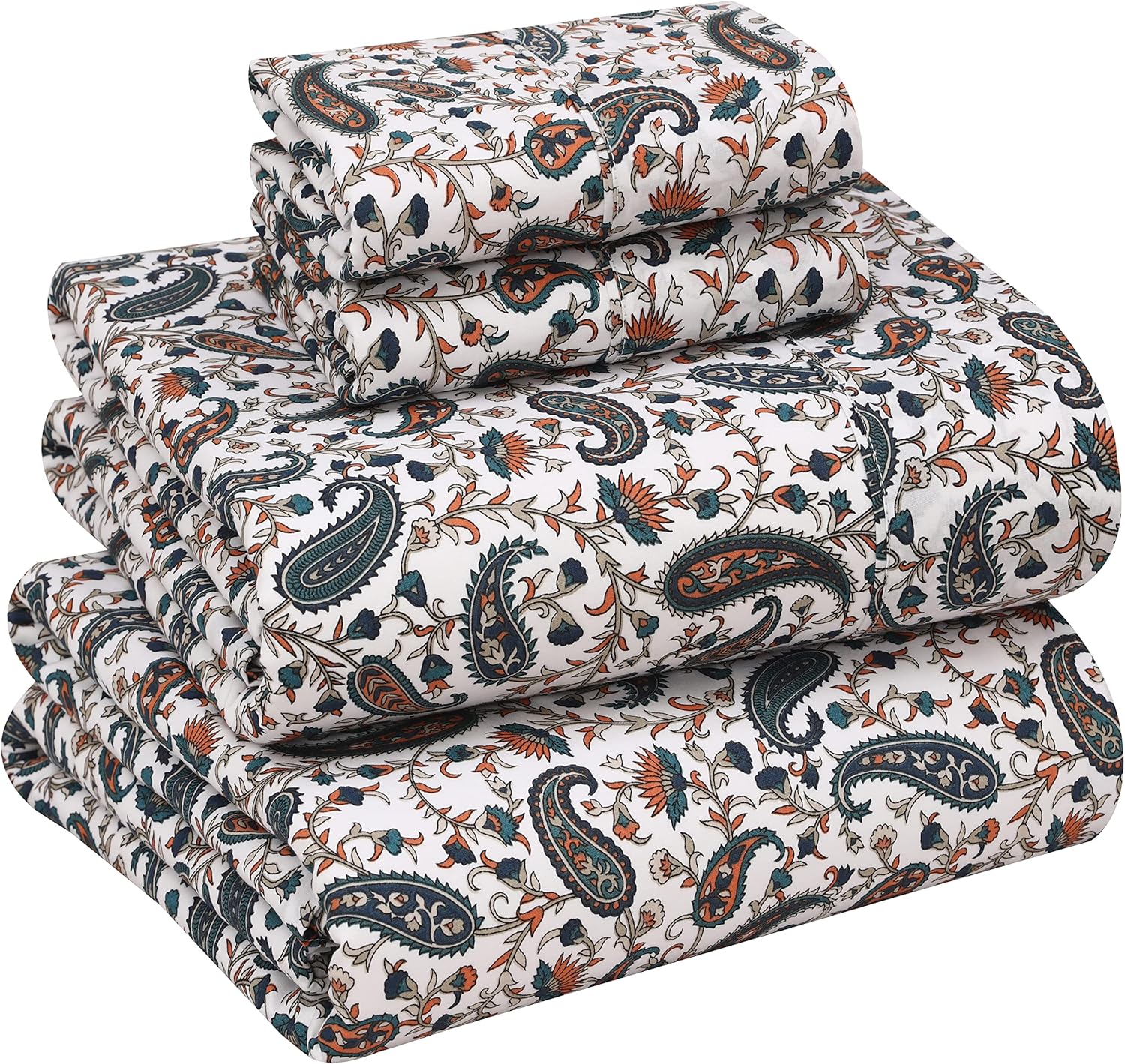 100% Cotton King Size Sheets Set for Ultimate Comfort