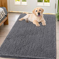 Smiry Dog Door Mat for Muddy Paws 47x32 - Absorbs Moisture and Dirt