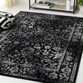 Adirondack Area Rug 6 ft Square - Durable Distressed Style