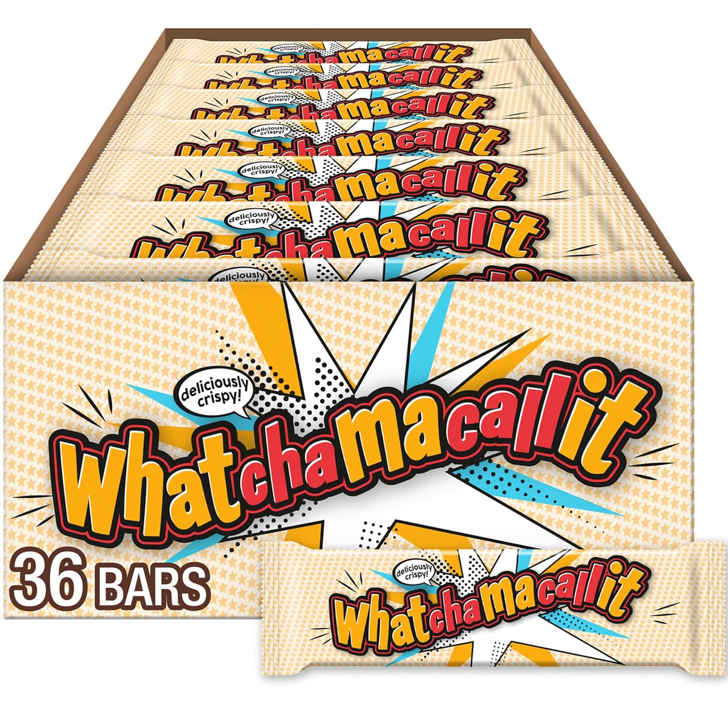 WHATCHAMACALLIT Chocolate Caramel Peanut Crisps Candy Bars