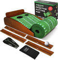 Indoor Golf Putting Mat with Automatic Ball Return - Improve Your Putt Anywhere!