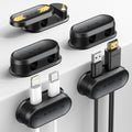 Cord Organizer 5Pack Magnetic Cable Clips - Pull-Smooth, Max Stability