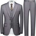 Mens Pinstripe 3 Piece Suit Slim Fit Single Breasted - Elegant Look is