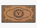 30x48 Coir Monogrammed Front Door Mat - Anti-Shed Heavy Duty