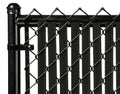 Black Privacy Inserts for Chain-Link Fence 5 ft Height