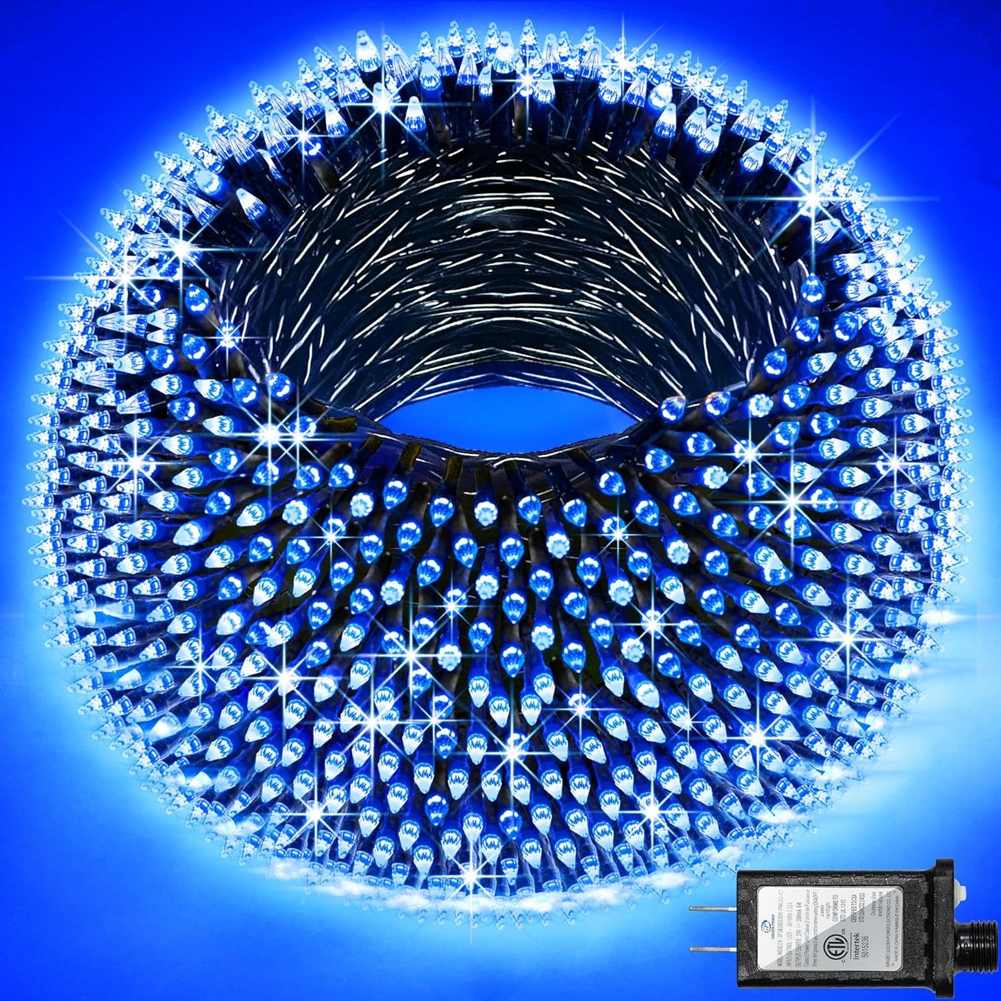 1500 LED 492ft Outdoor Christmas Lights for Festive Decor