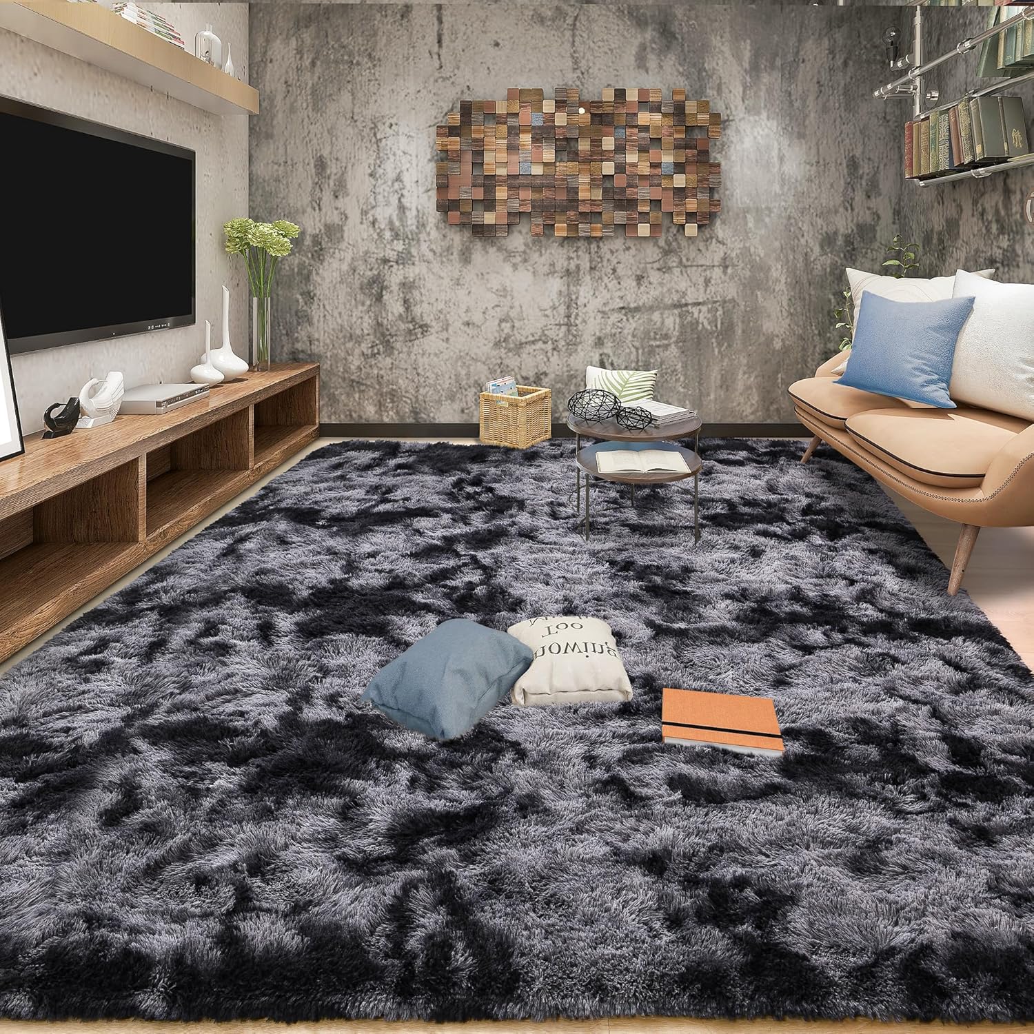 Tepook Fluffy Large Rugs for Living Room and Bedroom Decor