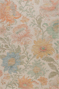 Zell Multi Machine Washable Rug, 8.5 X 11.5 Feet, Floral Design