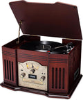 ClearClick All-in-One Turntable: 7-in-1 Vintage Audio Player