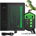 Reptile Heating Pad 8x12 in with Thermostat Combo - Even Far-Infrared