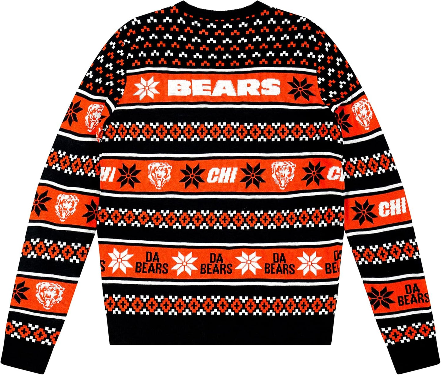 FOCO NFL Team Big Logo Ugly Sweater for Game Day Fun