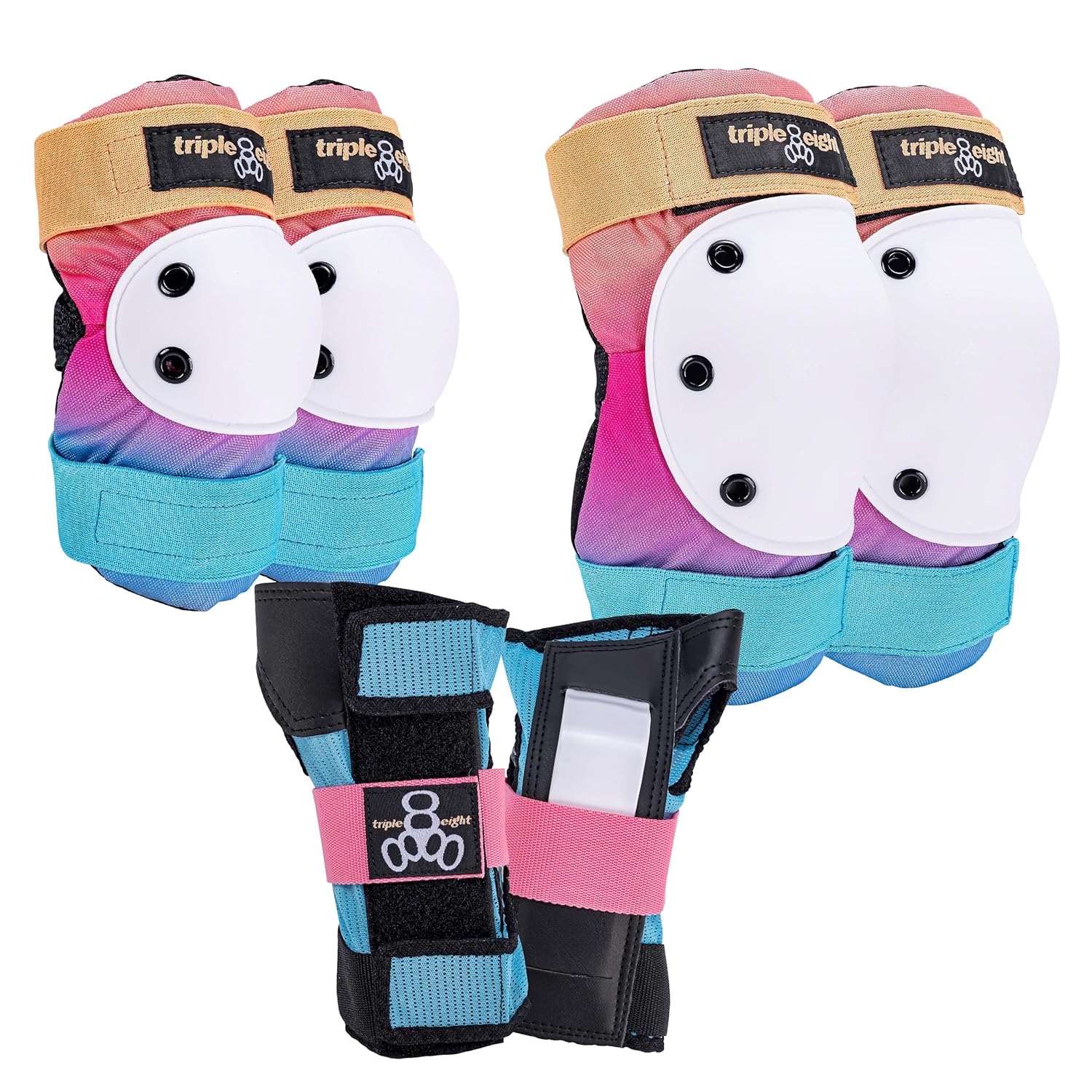 Triple Eight Saver Series Pad Set for Skateboarding and Biking