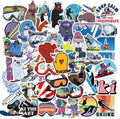 100PCS Skiing Stickers Pack - Waterproof Vinyl Decals for Gear