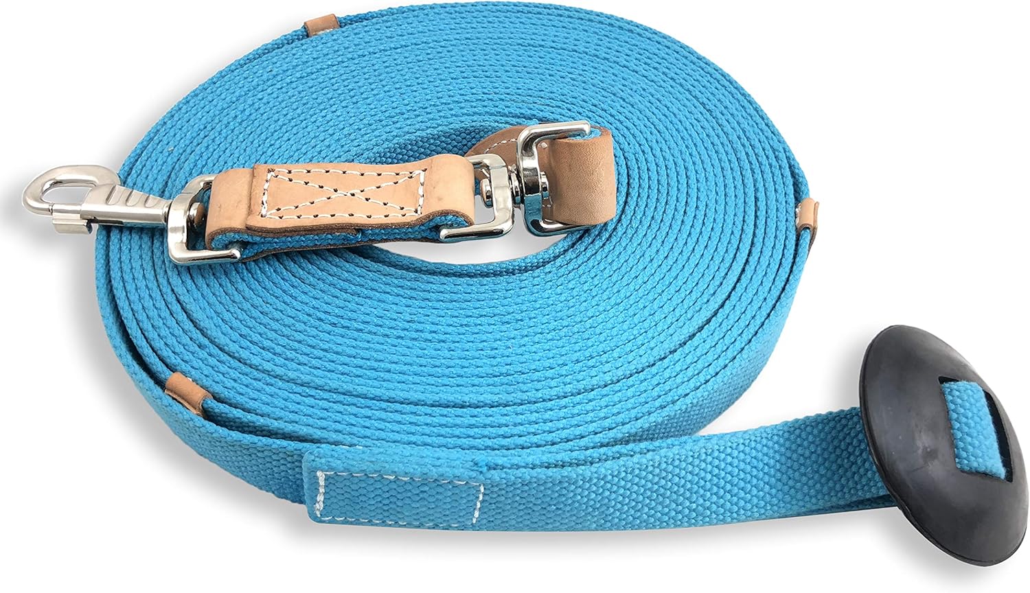 Southwestern Equine 35ft Flat Cotton Web Lunge Line for Comfort