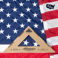 American Flag with Embroidered Stars, Hand-Stitched Quality