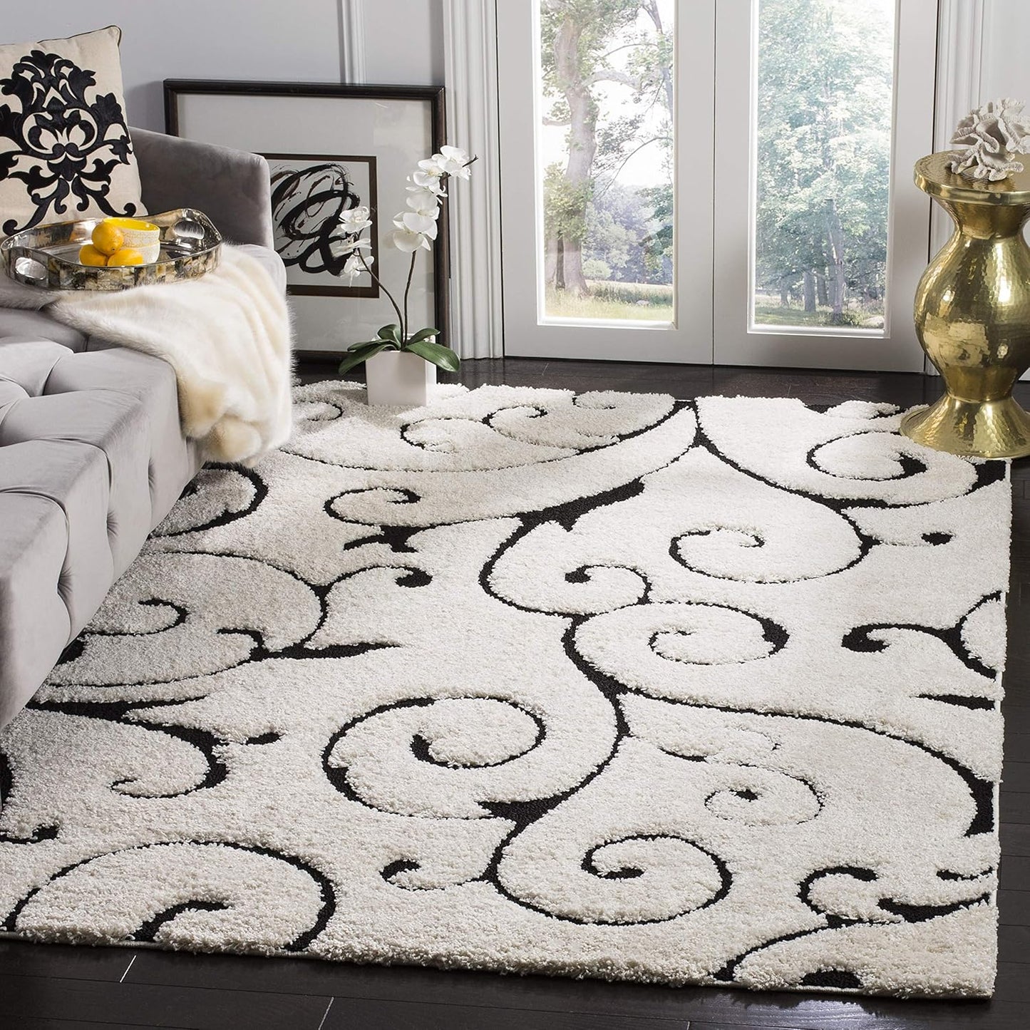 SAFAVIEH Florida Shag Collection Accent Rug - Stylish Comfort