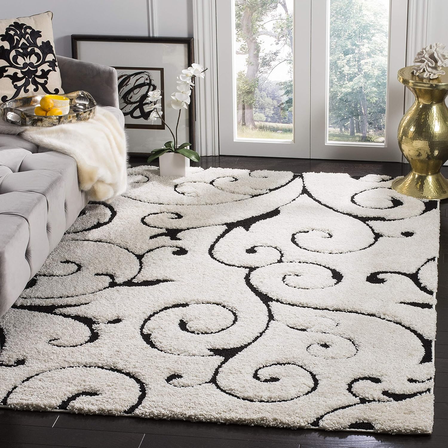 SAFAVIEH Florida Shag Collection Accent Rug - Stylish Comfort